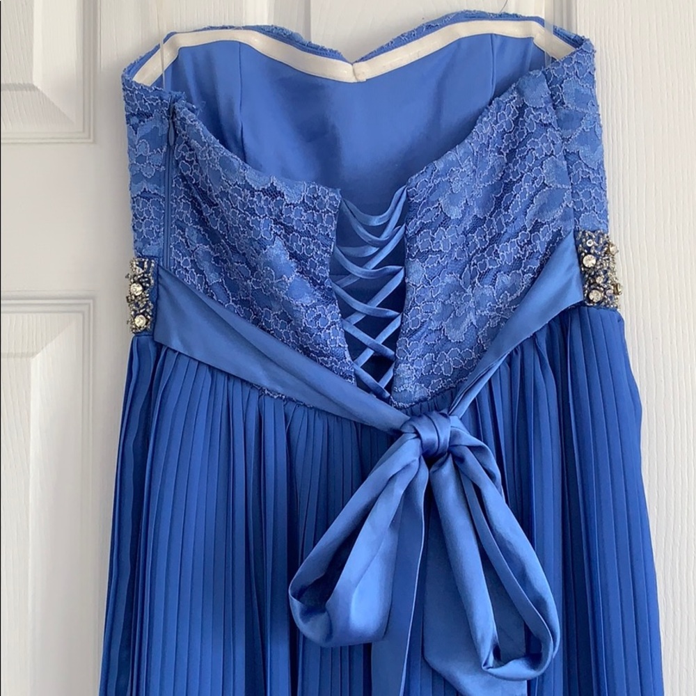 💙BLUE SLEEVELESS DRESS - Picture 5 of 7